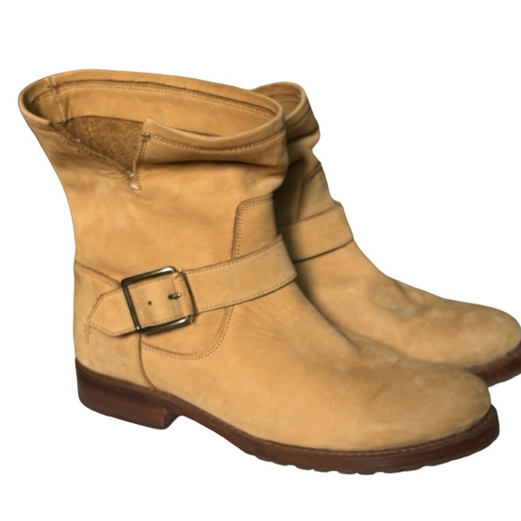 FRYE Women's Natalie Short Engineer Boot - Picture 2 of 9